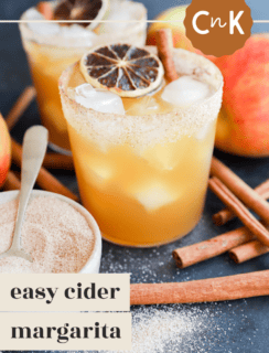 apple cider margarita pinterest image