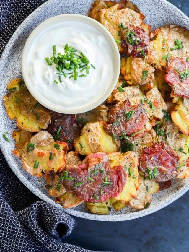 smashed fingerling potatoes