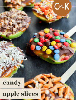 candy apple slices pinterest image