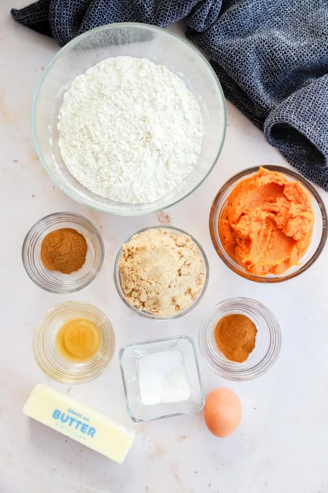 pumpkin pie spice cookies ingredients