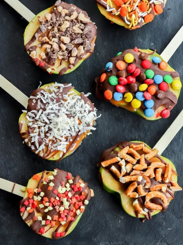 candy apple slices