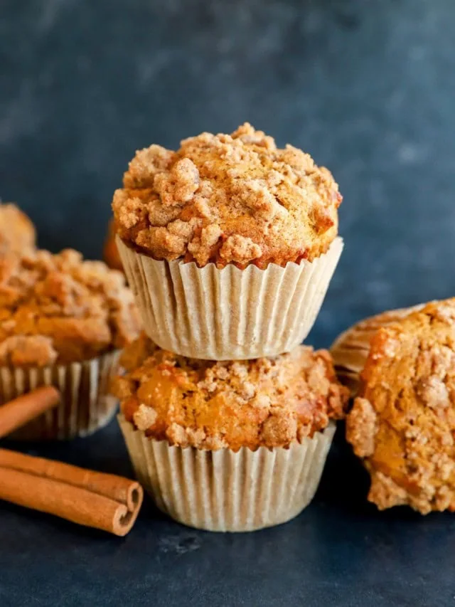 pumpkin banana muffins