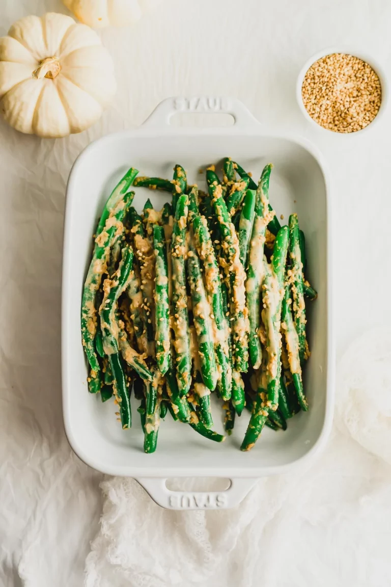 roasting green beans