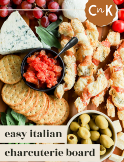 italian charcuterie board pinterest image