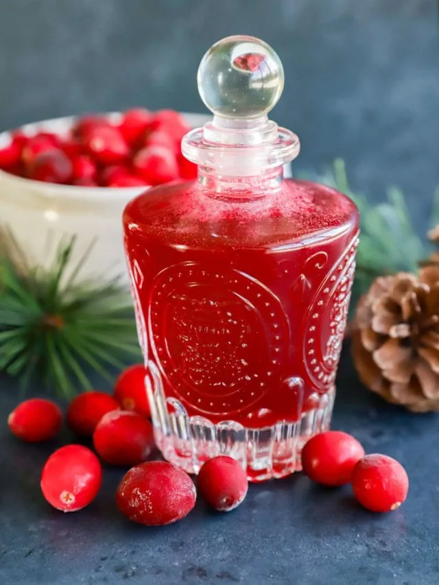 cranberry simple syrup