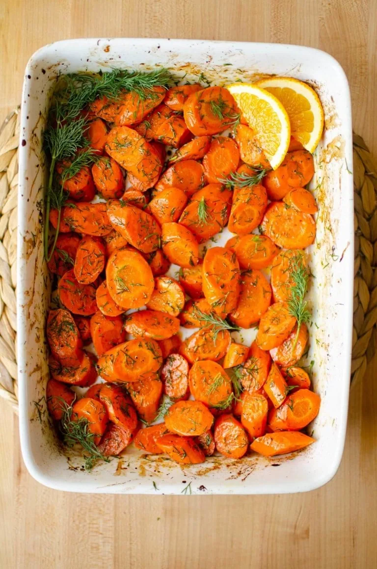 roasted dill carrots