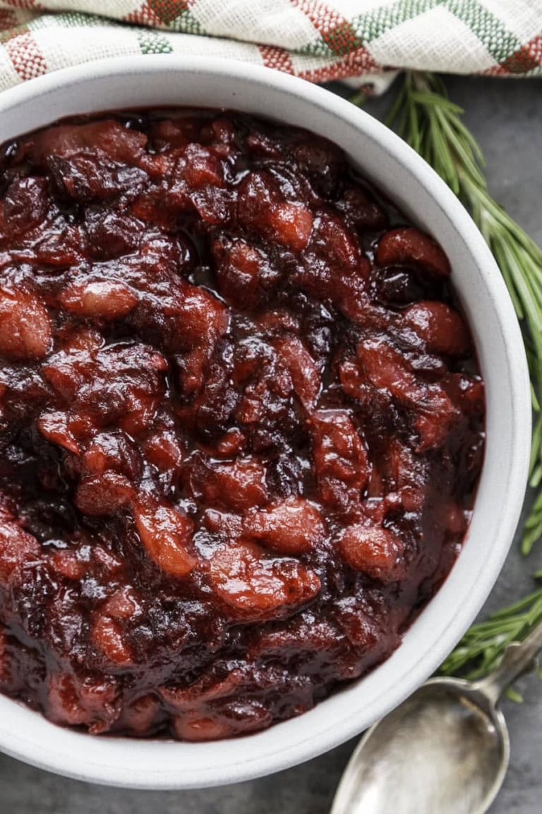 cranberry compote christmas side dishes