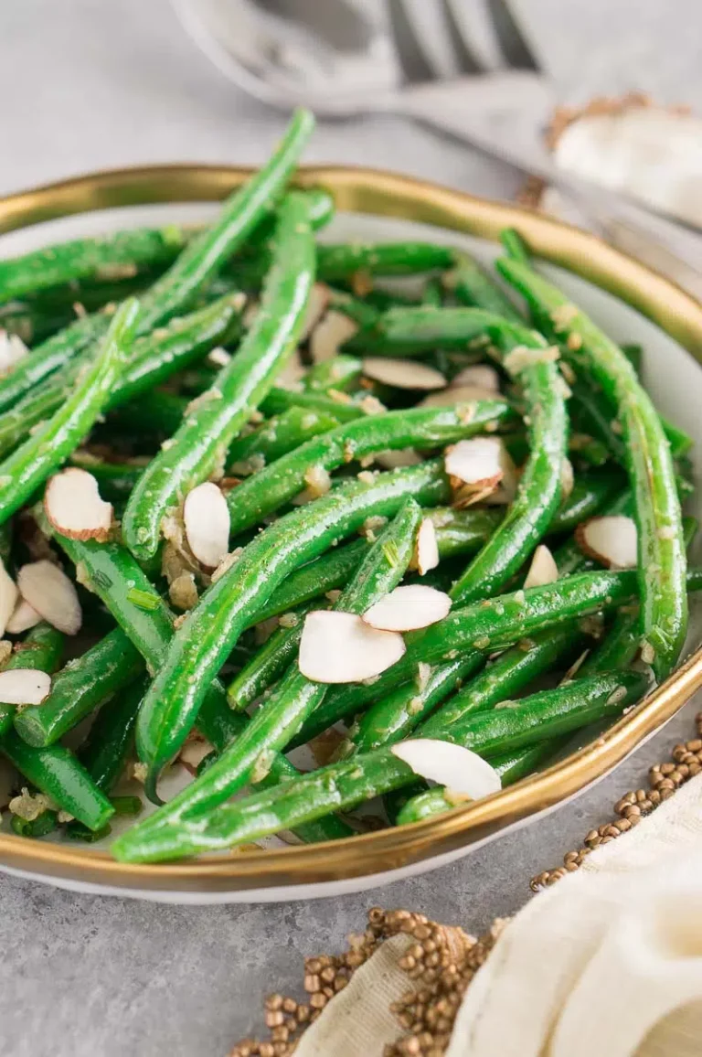 green beans almondine