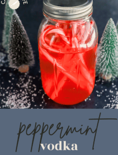 peppermint vodka pinterest image