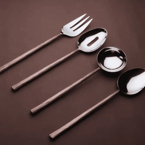 sleek serving utensils