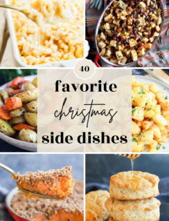 christmas side dishes pinterest image