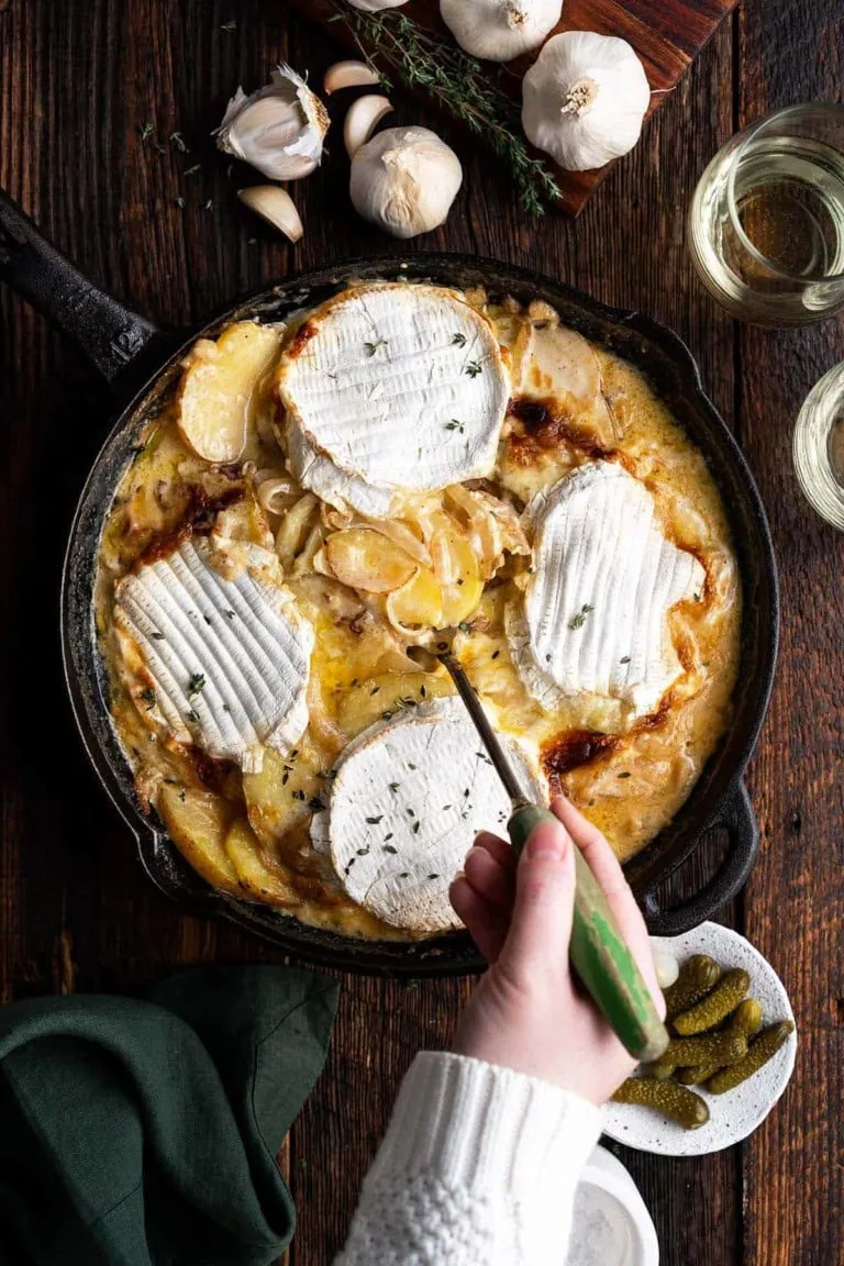 tartiflette with cheese