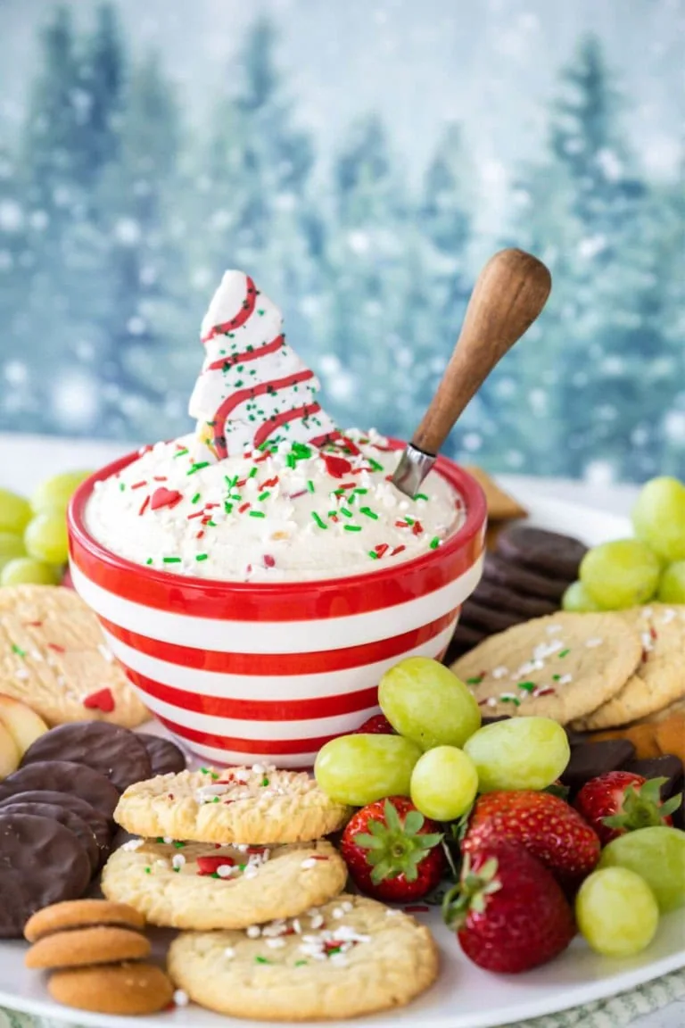 little debbie christmas tree dip