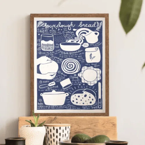 sourdough art print