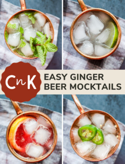 ginger beer mocktail pinterest image