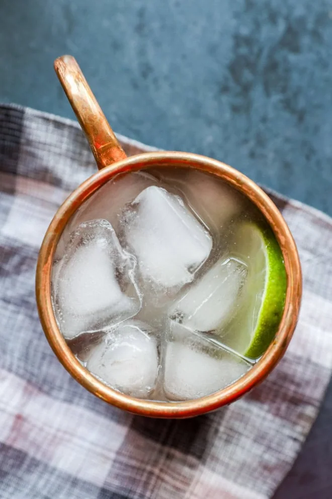 fresh ginger beer mocktail