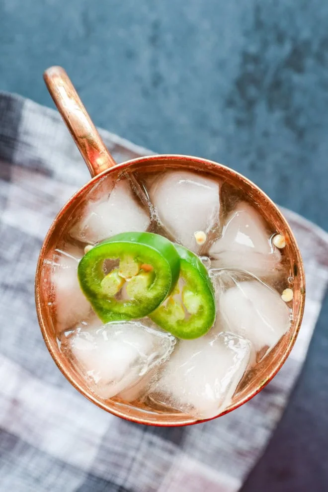 jalapeno ginger beer mocktail